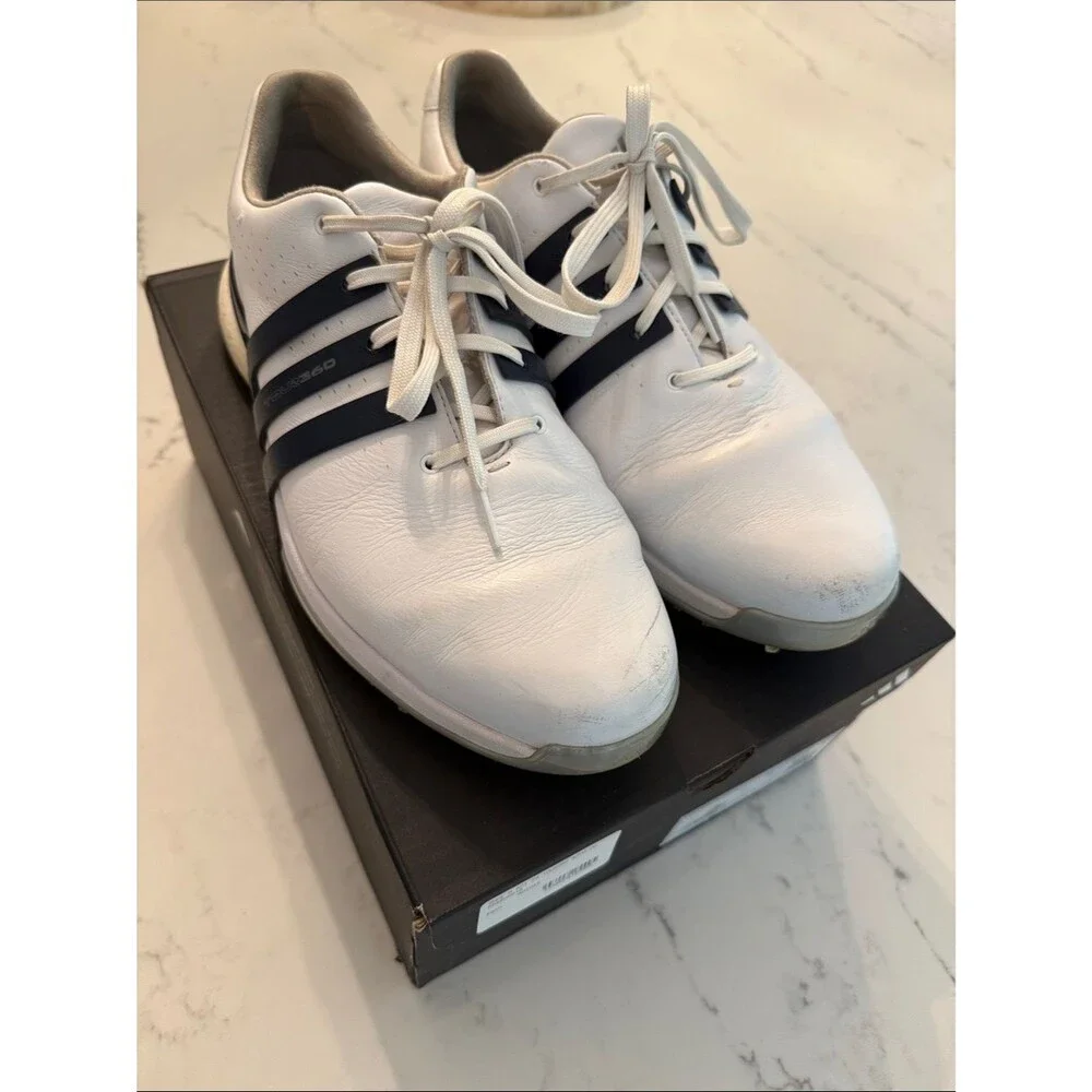 Men's White Golf Shoes Tour360 Size 12